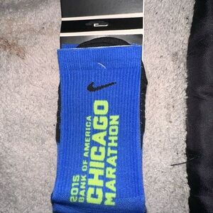 Nike Blue and Black Athletic Socks Performance